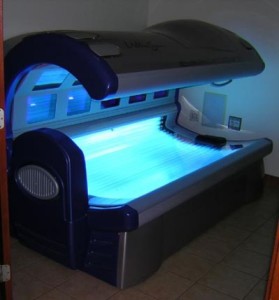 blow up tanning bed