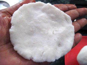 Flatten Rice Flour Ball For Making Modak - ekunji - Key of Knowledge