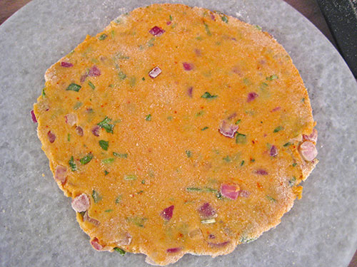 Missi Roti Recipe - ekunji - Key of Knowledge